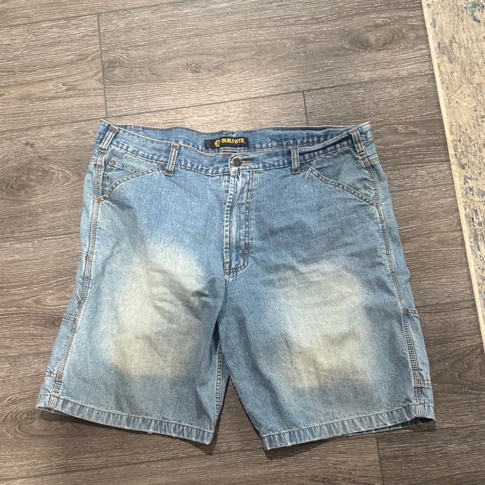 Built rite by Steve and Barry’s Men's Light Blue Denim Shorts